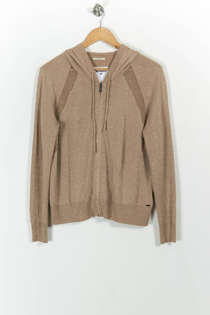 Gilet à Capuche Beige - Taille L/40 de la marque IKKS | PARAD101845 - Vendu par Paradigme - Image 2