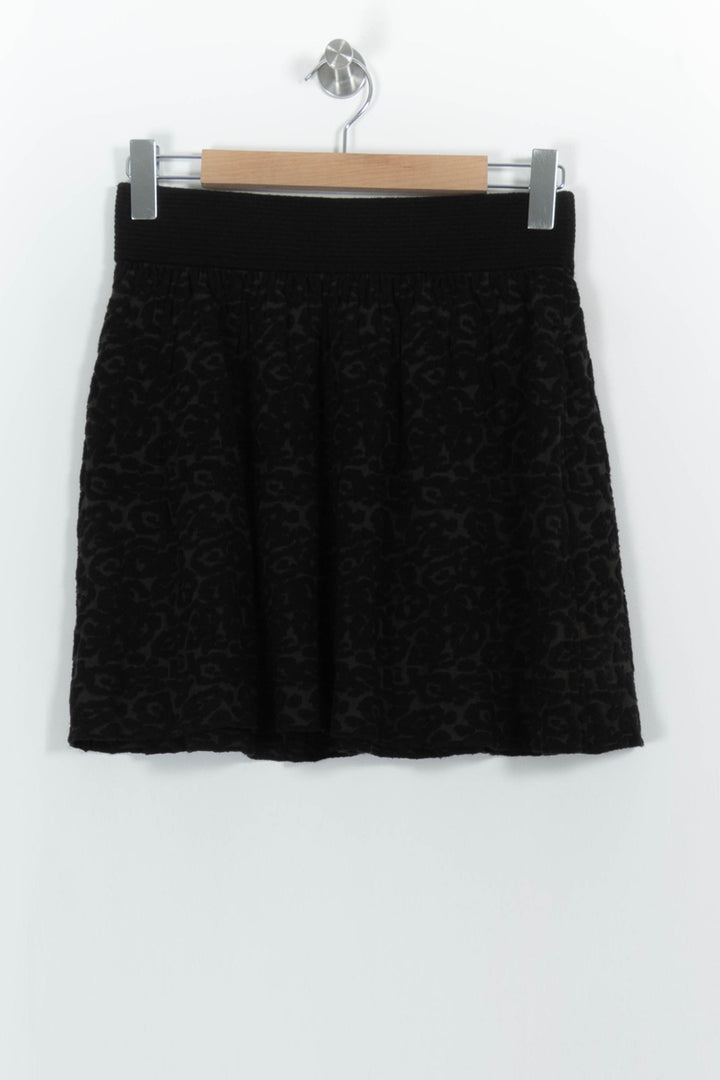 Jupe Courte Noire - Taille M/38 de la marque Claudie Pierlot | PARAD101848 - Vendu par Paradigme - Image 2