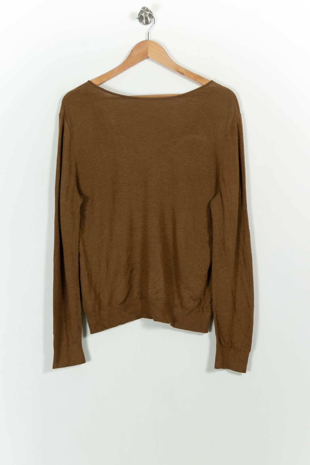 Pull Marron et Noir - Taille XL/42 de la marque IKKS | PARAD101851 - Vendu par Paradigme - Image 4
