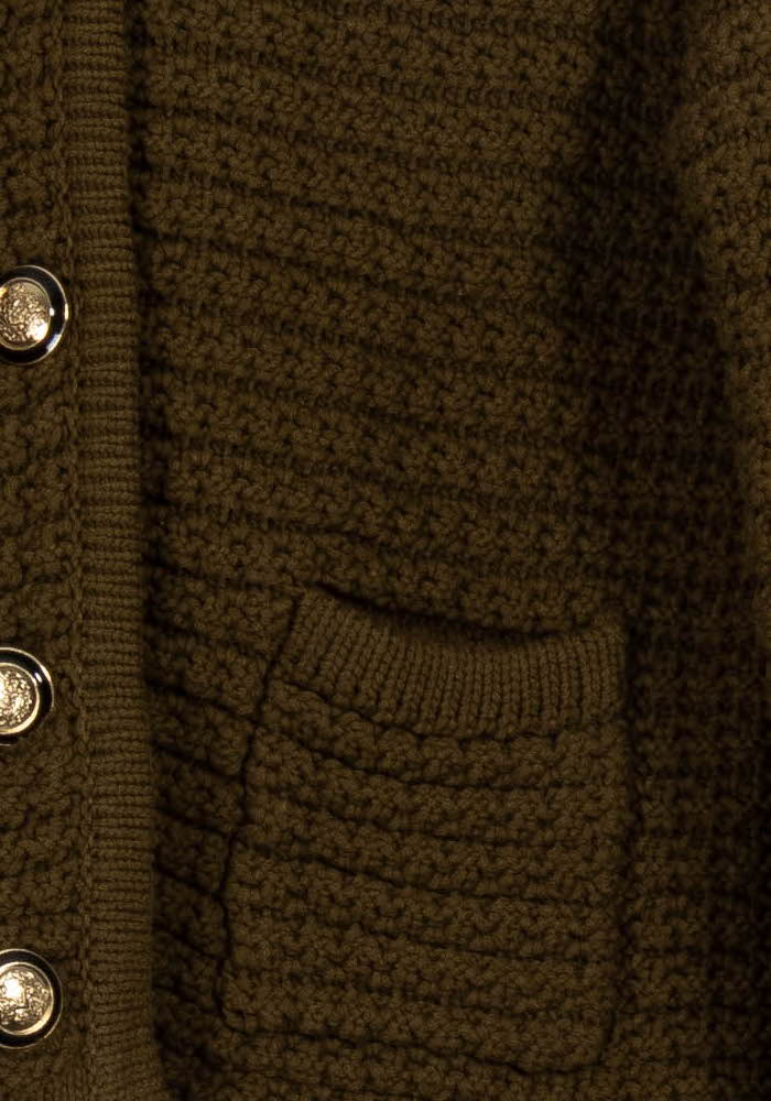 Cardigan Vert - Taille XS/34 de la marque ba&sh | PARAD101856 - Vendu par Paradigme - Image 3