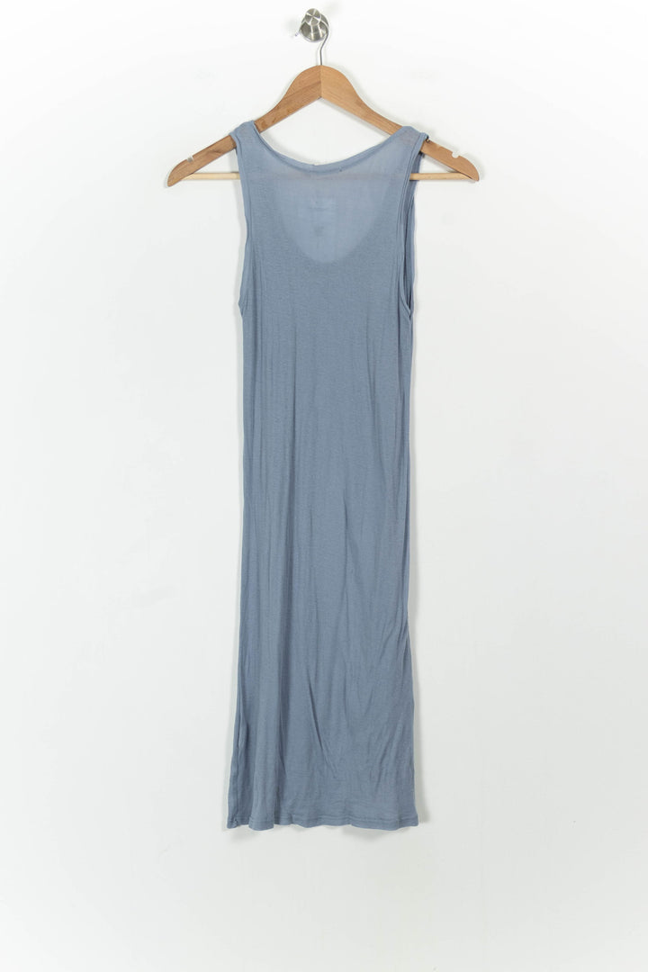 Robe Débardeur Bleue - Taille L/40 de la marque American Vintage | PARAD101865 - Vendu par Paradigme - Image 4