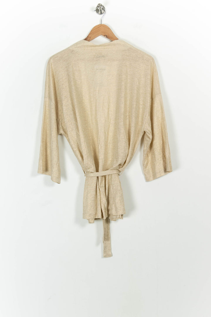 Cardigan Doré - Taille M/38 de la marque Mes Demoiselles Paris | PARAD101873 - Vendu par Paradigme - Image 4