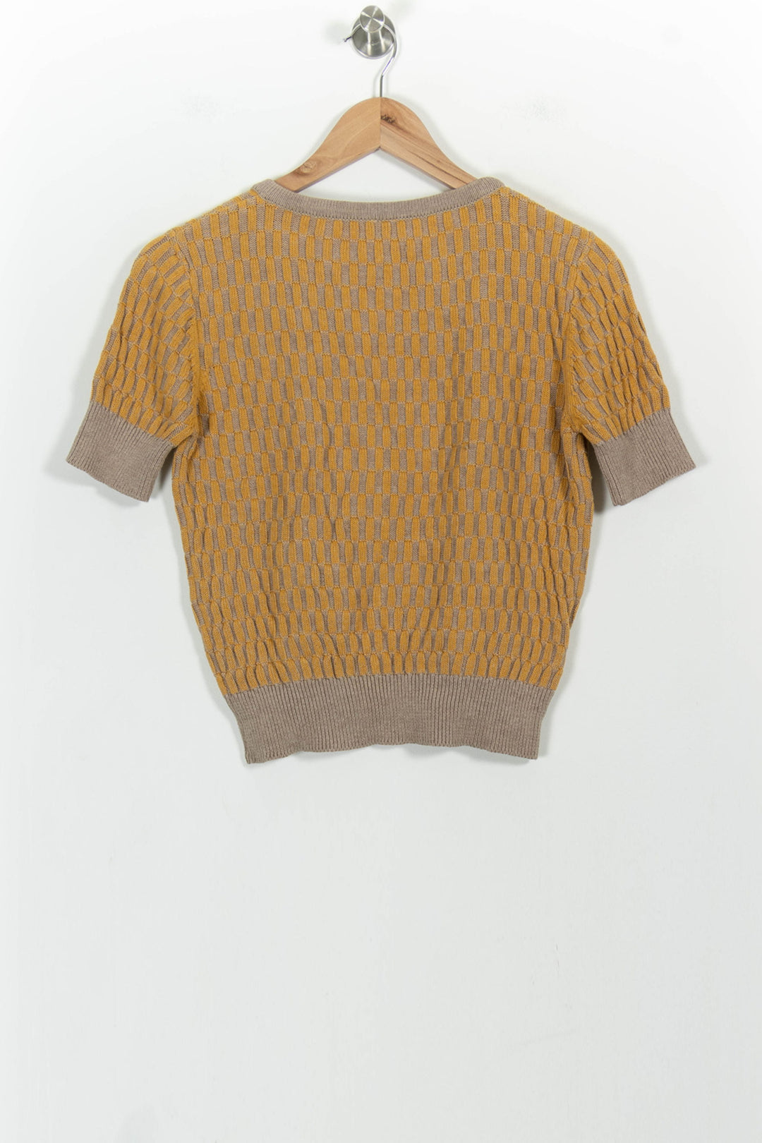 Pull Beige et Jaune - Taille M/38 de la marque Karl Marc John | PARAD101877 - Vendu par Paradigme - Image 4