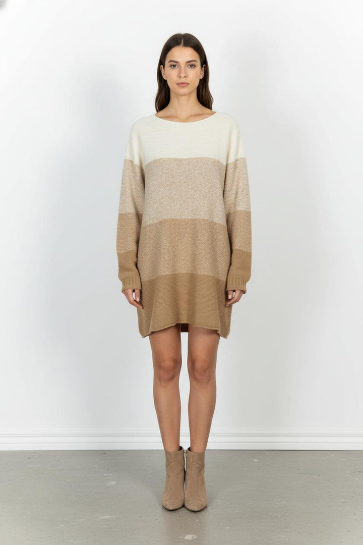 Robe Pull Beige et Écru - Taille XXL/44 de la marque Marina Rinaldi | PARAD101880 - Vendu par Paradigme - Image 1