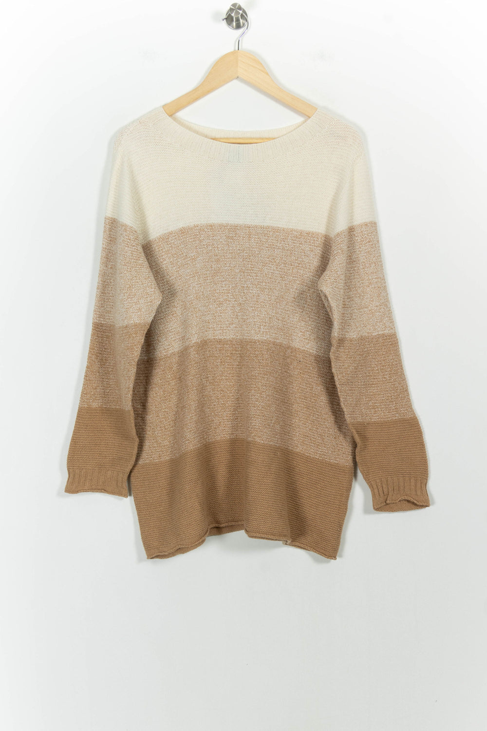 Robe Pull Beige et Écru - Taille XXL/44 de la marque Marina Rinaldi | PARAD101880 - Vendu par Paradigme - Image 2
