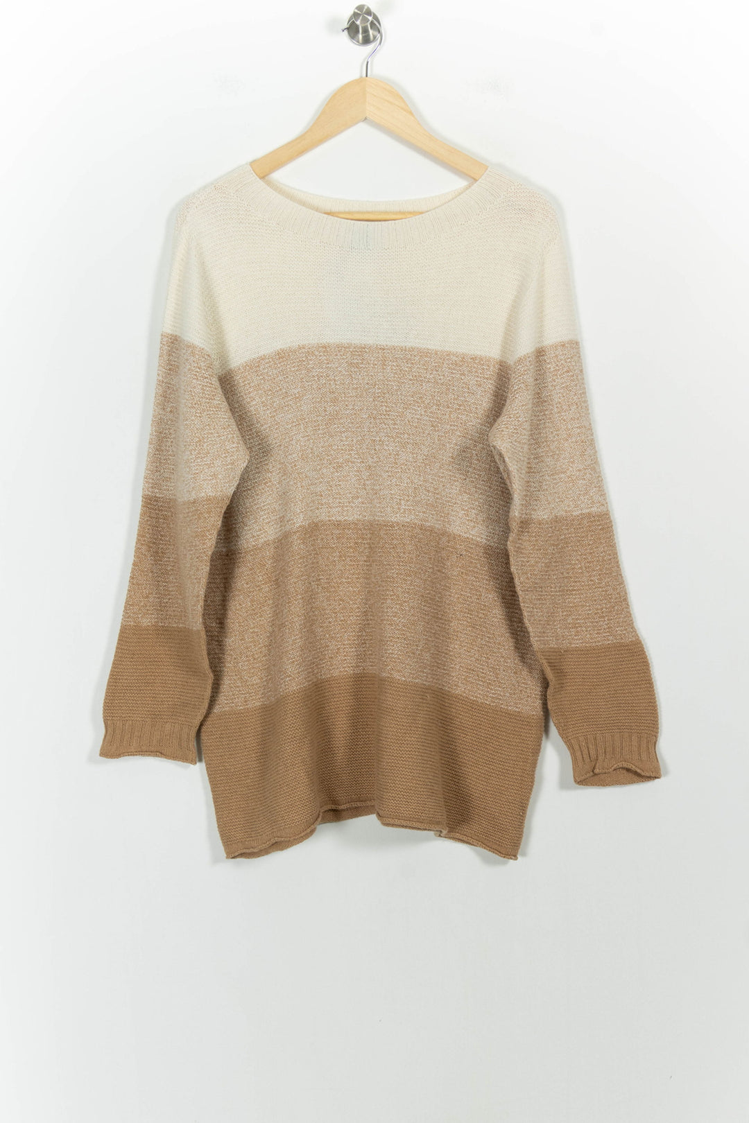 Robe Pull Beige et Écru - Taille XXL/44 de la marque Marina Rinaldi | PARAD101880 - Vendu par Paradigme - Image 2