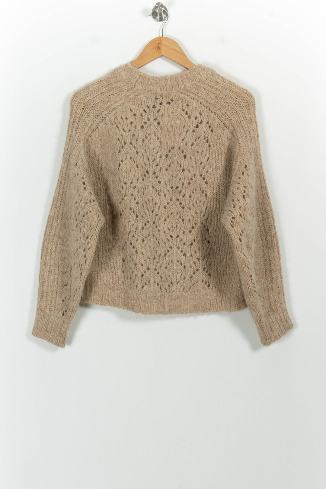 Pull Beige - Taille XS/34 de la marque ba&sh | PARAD101881 - Vendu par Paradigme - Image 4