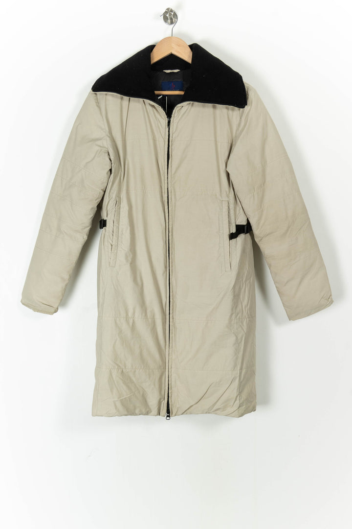 Doudoune Longue Beige et Noire - Taille S/36 de la marque Moncler | PARAD101884 - Vendu par Paradigme - Image 2