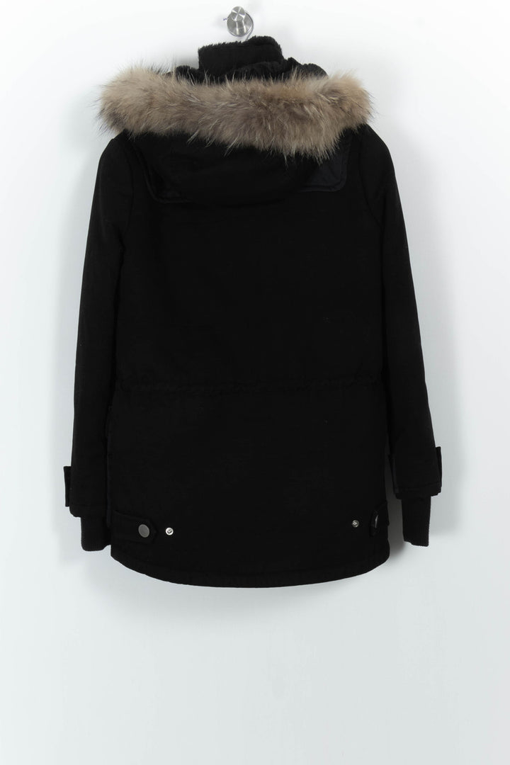 Parka Noire - Taille S/36 de la marque Maje | PARAD101885 - Vendu par Paradigme - Image 4