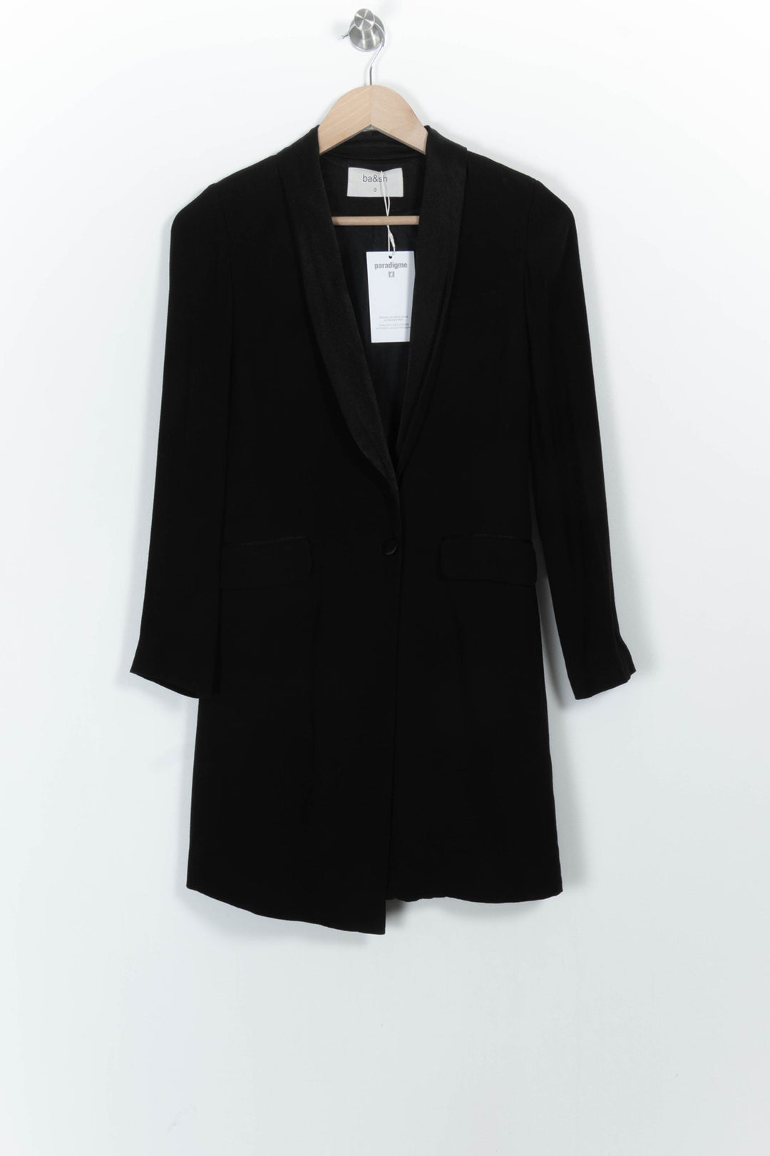 Blazer Noir - Taille XS/34 de la marque ba&sh | PARAD101886 - Vendu par Paradigme - Image 2