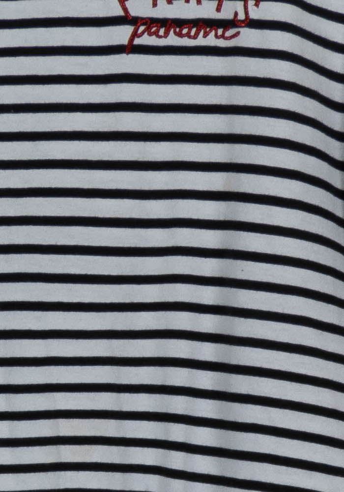 T-shirt Blanc et Noir - Taille XL/42 de la marque IKKS | PARAD101898 - Vendu par Paradigme - Image 3