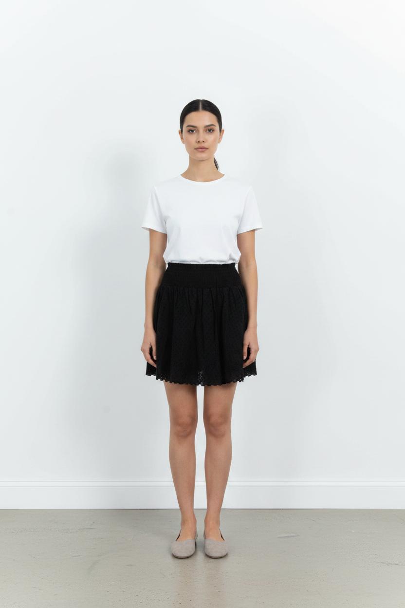 Jupe Courte Noire - Taille S/36 de la marque The Kooples | PARAD101905 - Vendu par Paradigme - Image 1