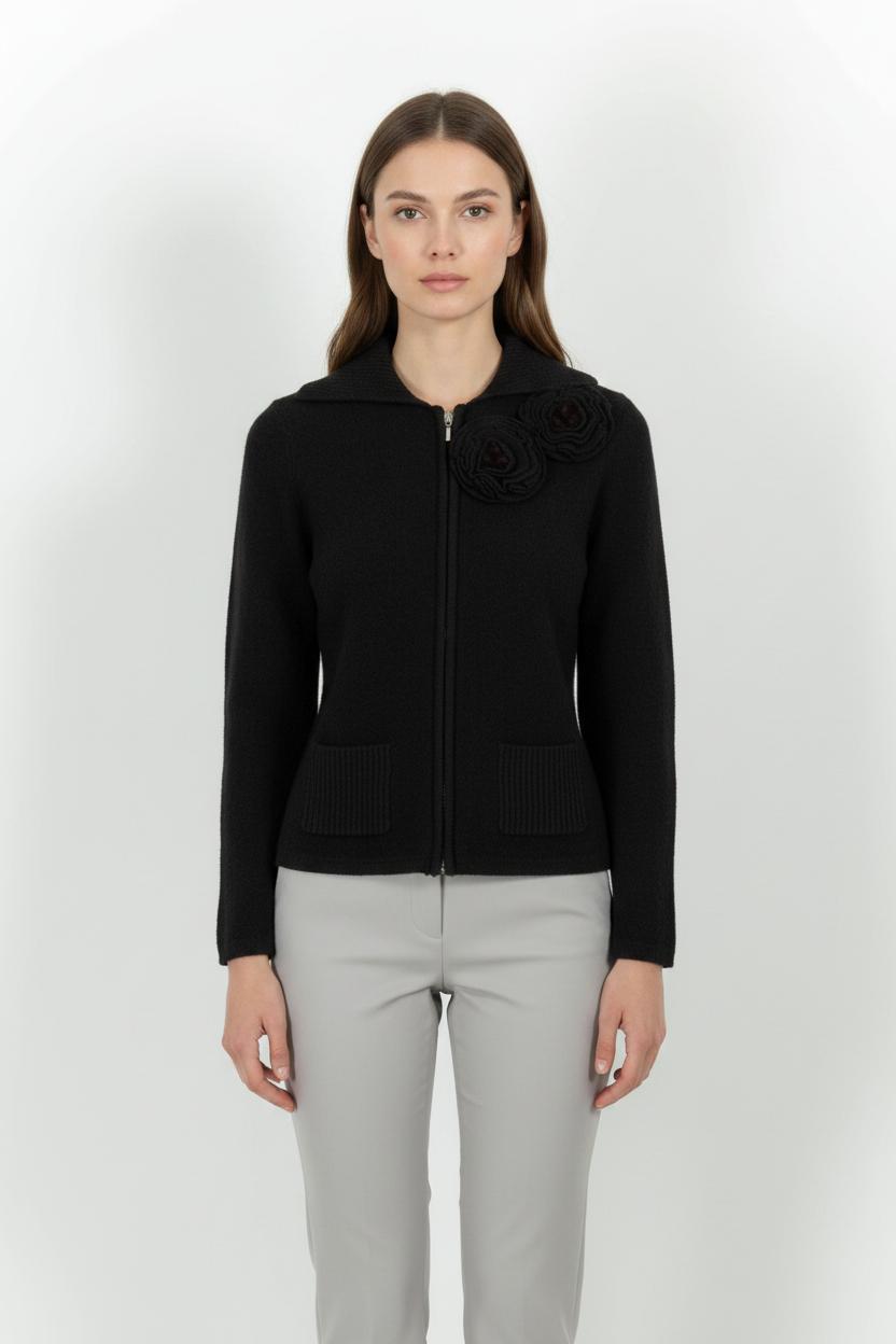 Gilet Noir - Taille S/36 de la marque Maison 123 | PARAD101907 - Vendu par Paradigme - Image 1