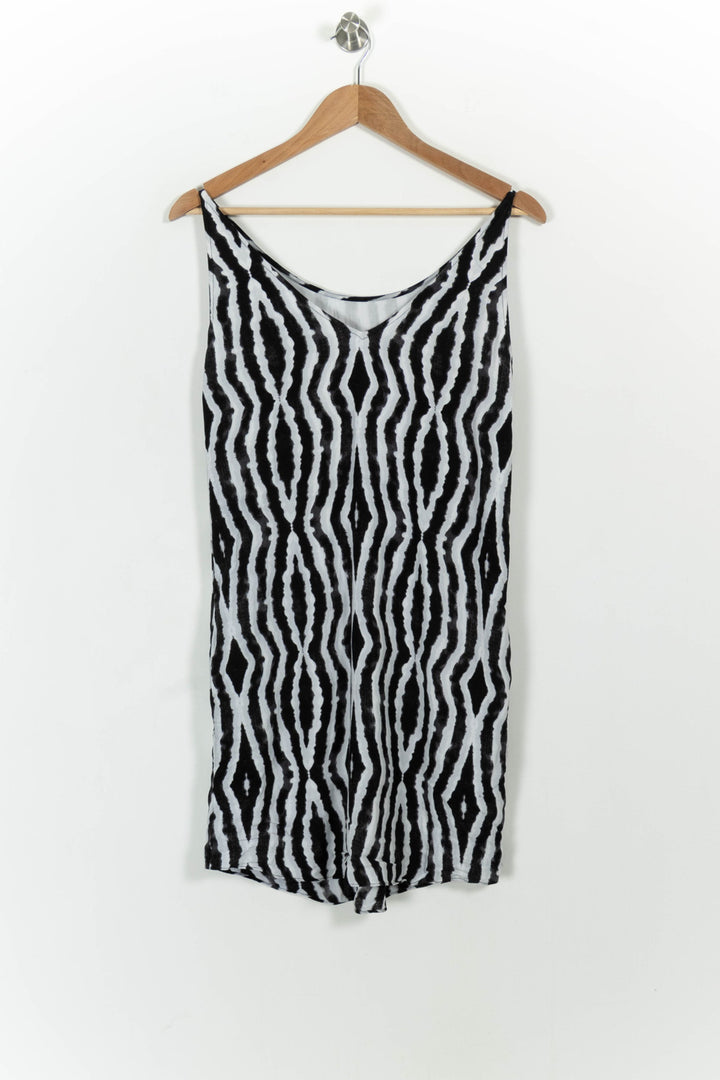 Robe Courte Noire et Blanche - Taille S/36 de la marque Sud express | PARAD101908 - Vendu par Paradigme - Image 4