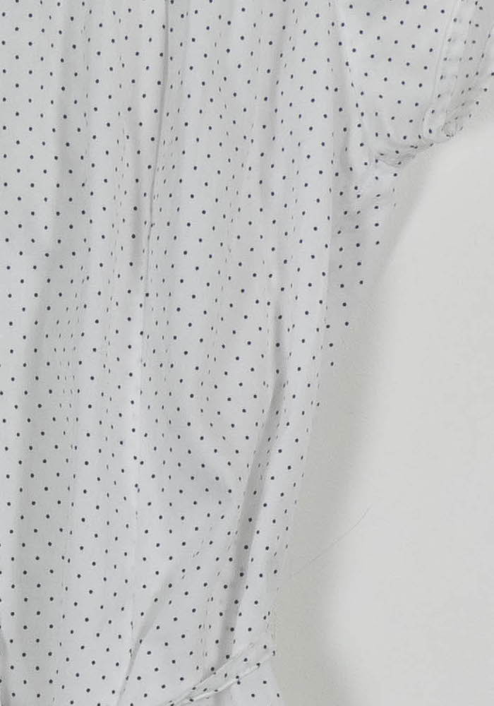 Blouse Blanche à Pois Noirs - Taille S/36 de la marque Caroll | PARAD101910 - Vendu par Paradigme - Image 3