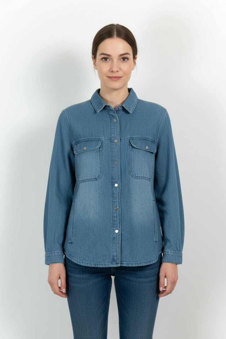 Veste en jean bleue - Taille XL/42 de la marque Maison 123 | PARAD101913 - Vendu par Paradigme - Image 1