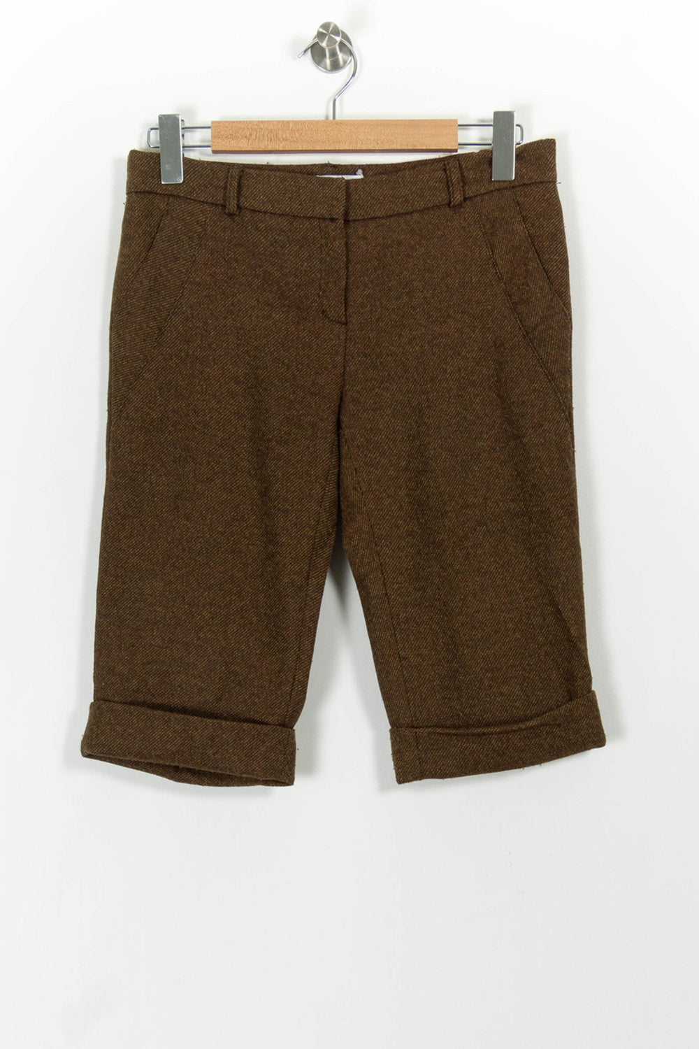 Bermuda Marron - Taille M/38 de la marque ba&sh | PARAD101915 - Vendu par Paradigme - Image 2