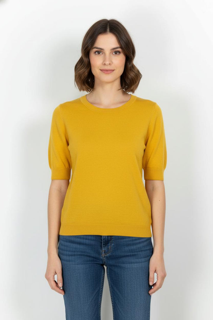 Pull Jaune - Taille L/40 de la marque Maison 123 | PARAD101916 - Vendu par Paradigme - Image 1