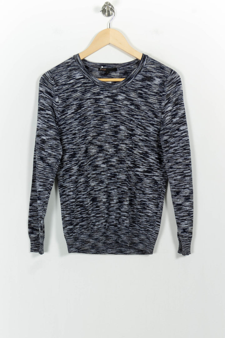 Pull Gris et Noir - Taille L/40 de la marque Maje | PARAD101918 - Vendu par Paradigme - Image 2