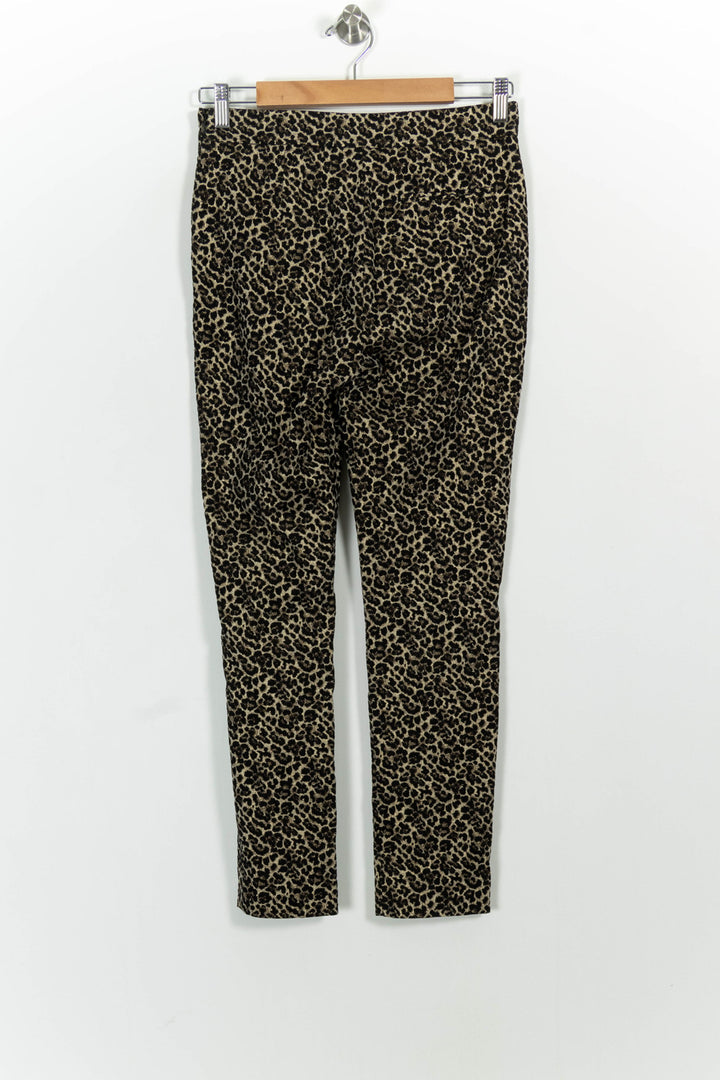 Legging Léopard Beige et Noir - Taille S/36 de la marque Sézane | PARAD101922 - Vendu par Paradigme - Image 4