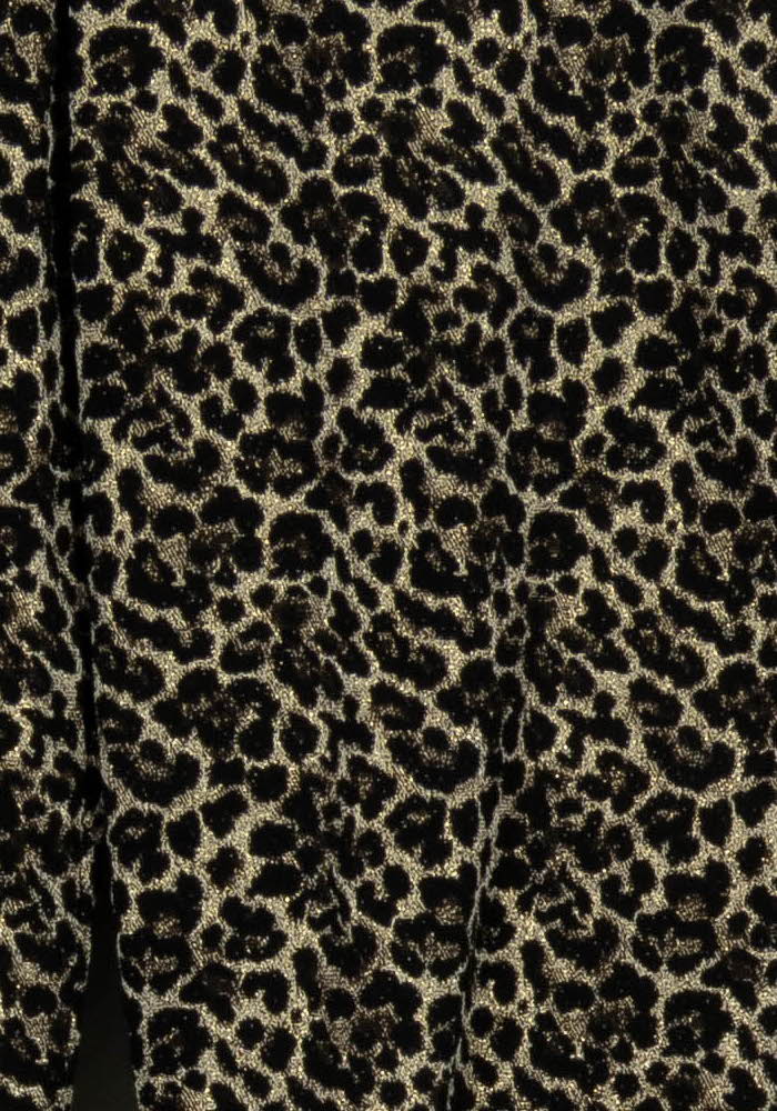 Legging Léopard Beige et Noir - Taille S/36 de la marque Sézane | PARAD101922 - Vendu par Paradigme - Image 3