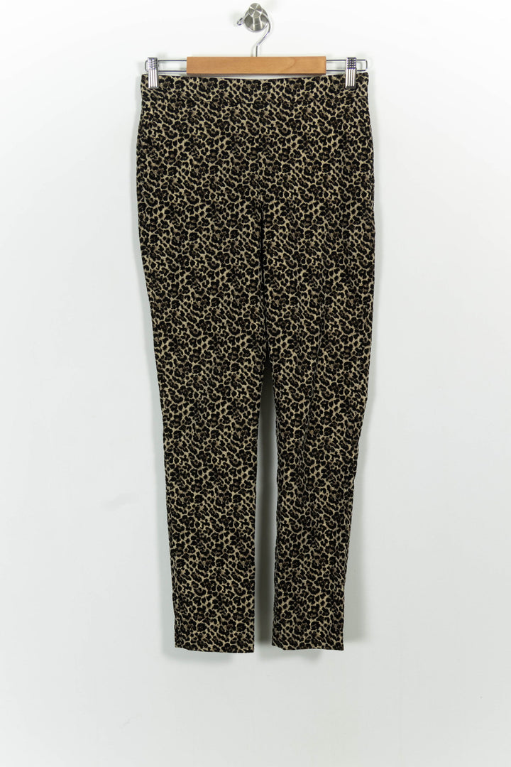 Legging Léopard Beige et Noir - Taille S/36 de la marque Sézane | PARAD101922 - Vendu par Paradigme - Image 2