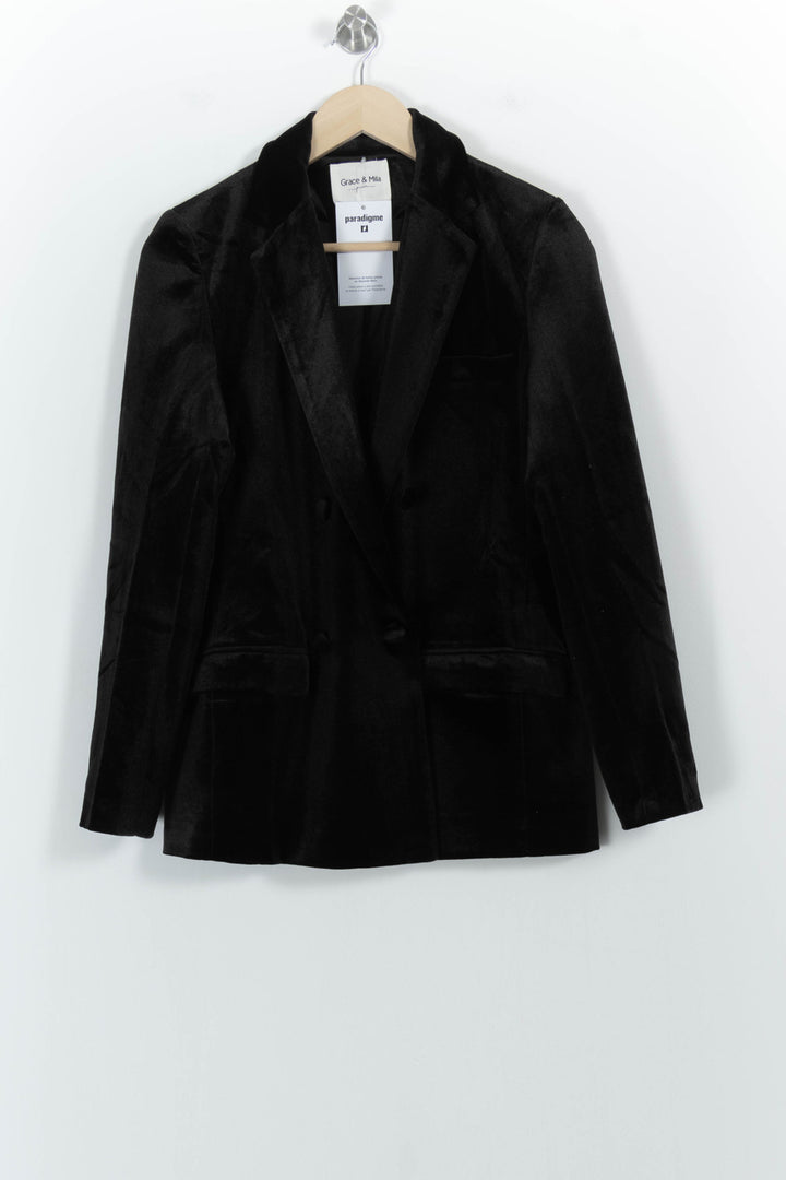 Blazer Noir - Taille S/36 de la marque Grace & Mila | PARAD101925 - Vendu par Paradigme - Image 2
