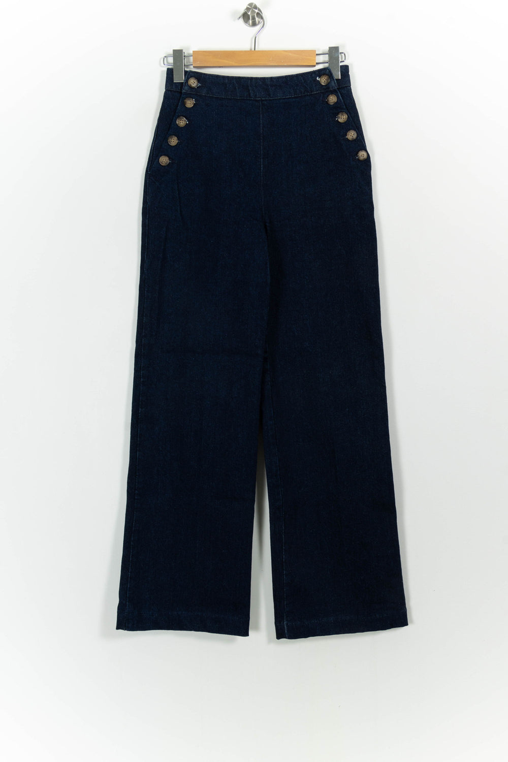 Pantalon Large Bleu - Taille S/36 de la marque Sézane | PARAD101926 - Vendu par Paradigme - Image 2