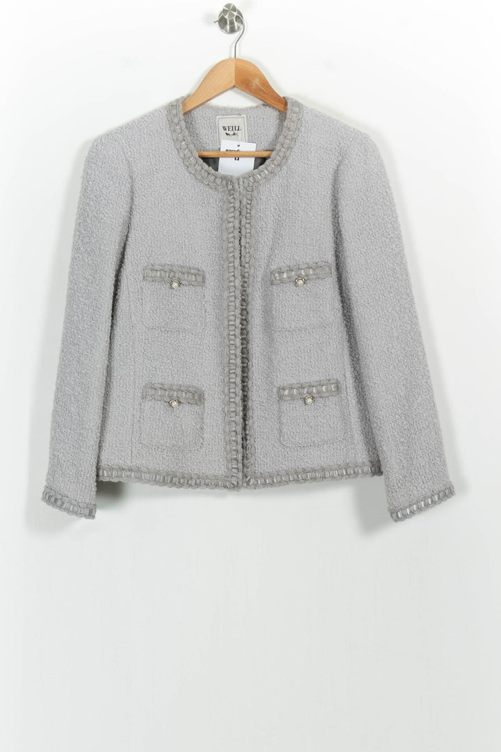 Veste en tweed Grise - Taille XXL/44 de la marque Weill | PARAD101930 - Vendu par Paradigme - Image 2