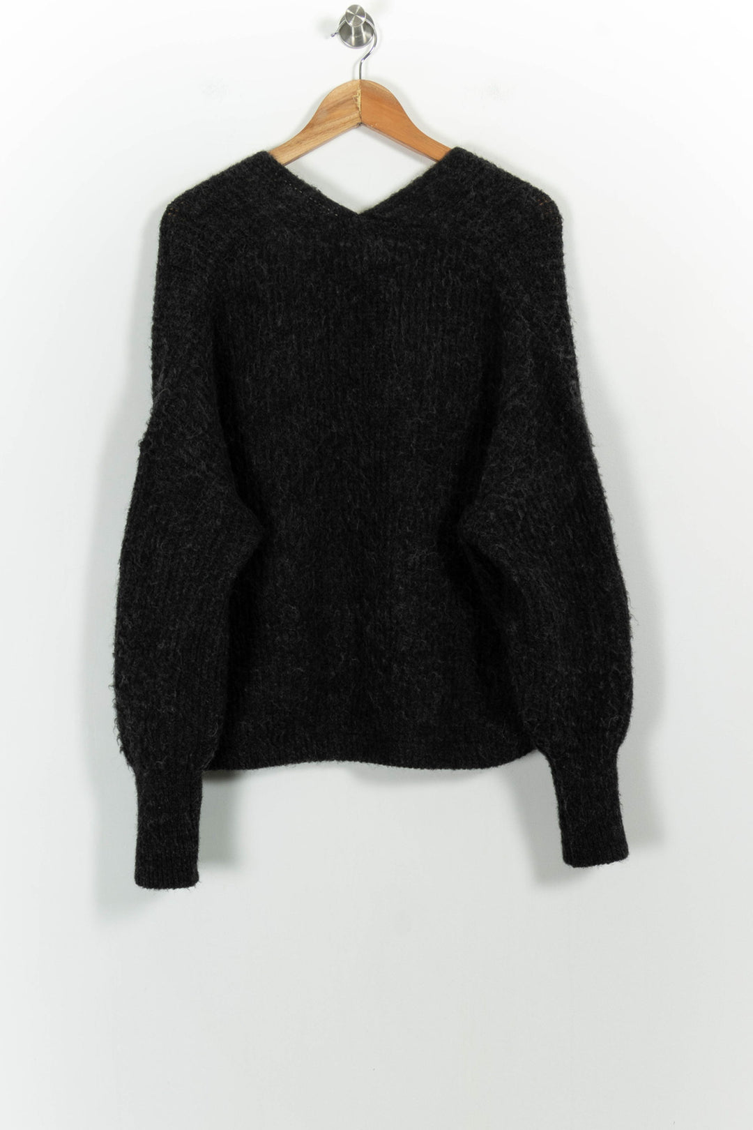 Cardigan Gris - Taille S/36 de la marque American Vintage | PARAD101932 - Vendu par Paradigme - Image 4