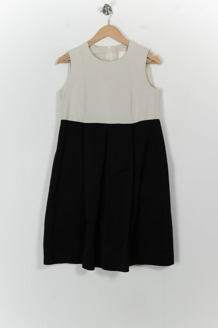 Robe Sans Manches Noir et Blanc - Taille L/40 de la marque Max Mara | PARAD101936 - Vendu par Paradigme - Image 2