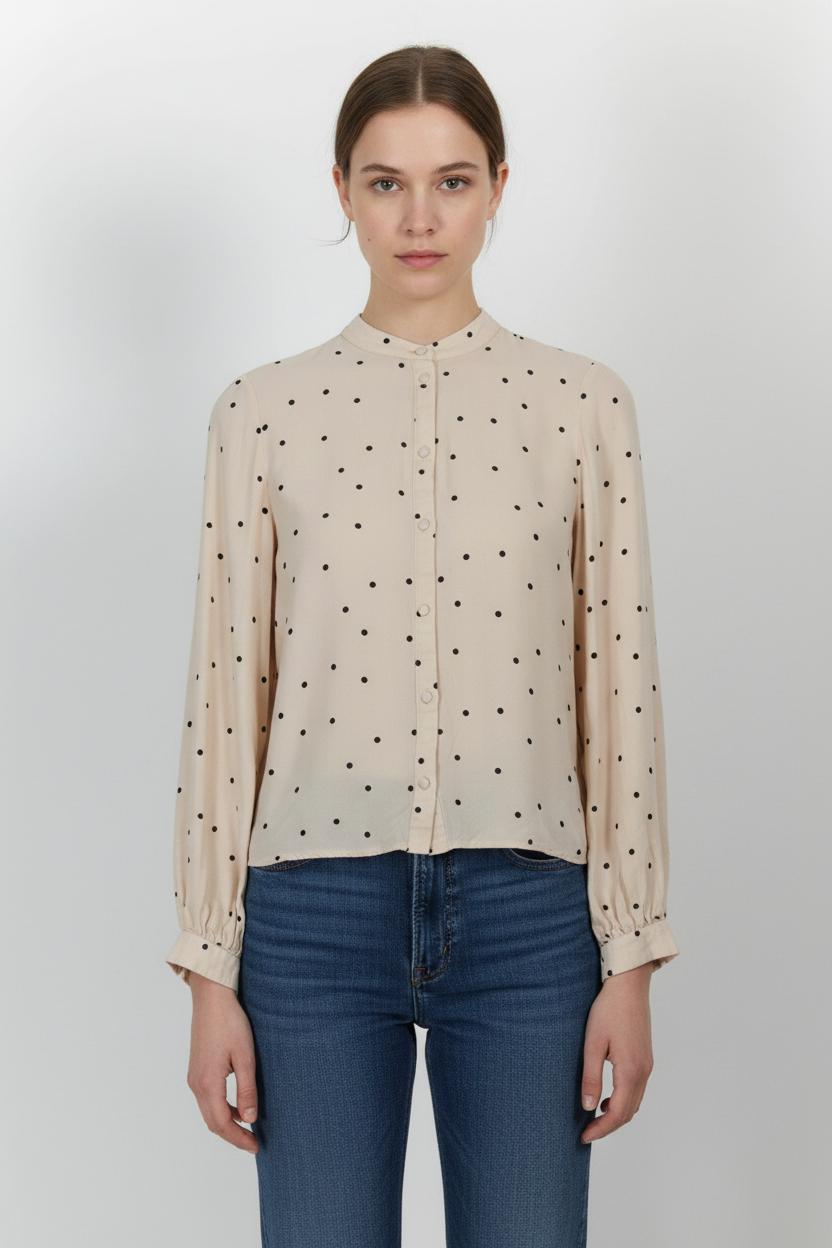 Blouse Rose et Noire - Taille XS/34 de la marque Rosaé Paris | PARAD101943 - Vendu par Paradigme - Image 1