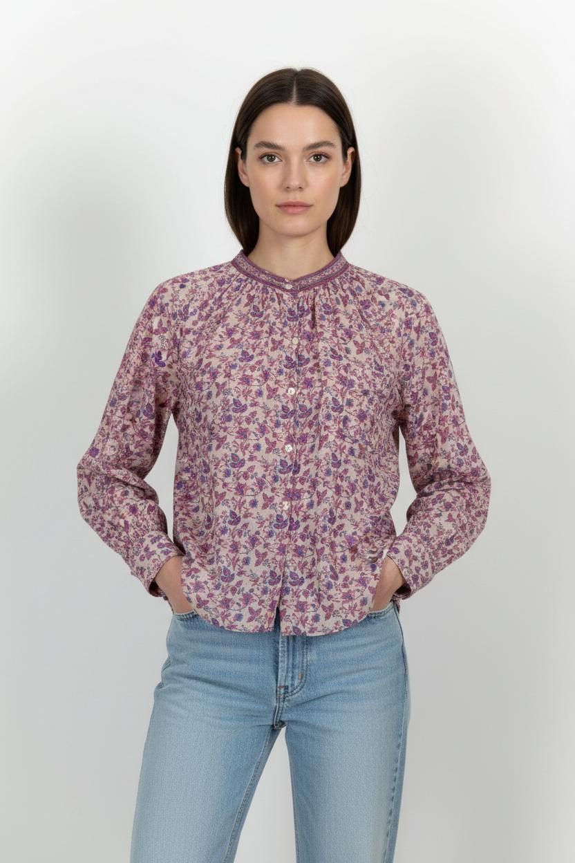Blouse Rose et Violette - Taille S/36 de la marque Petite Mendigote | PARAD101948 - Vendu par Paradigme - Image 1
