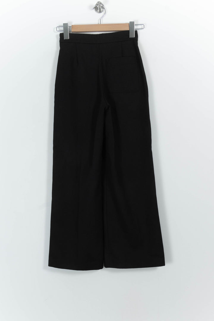 Pantalon Large Noir - Taille XXS/32 de la marque Sézane | PARAD101950 - Vendu par Paradigme - Image 4