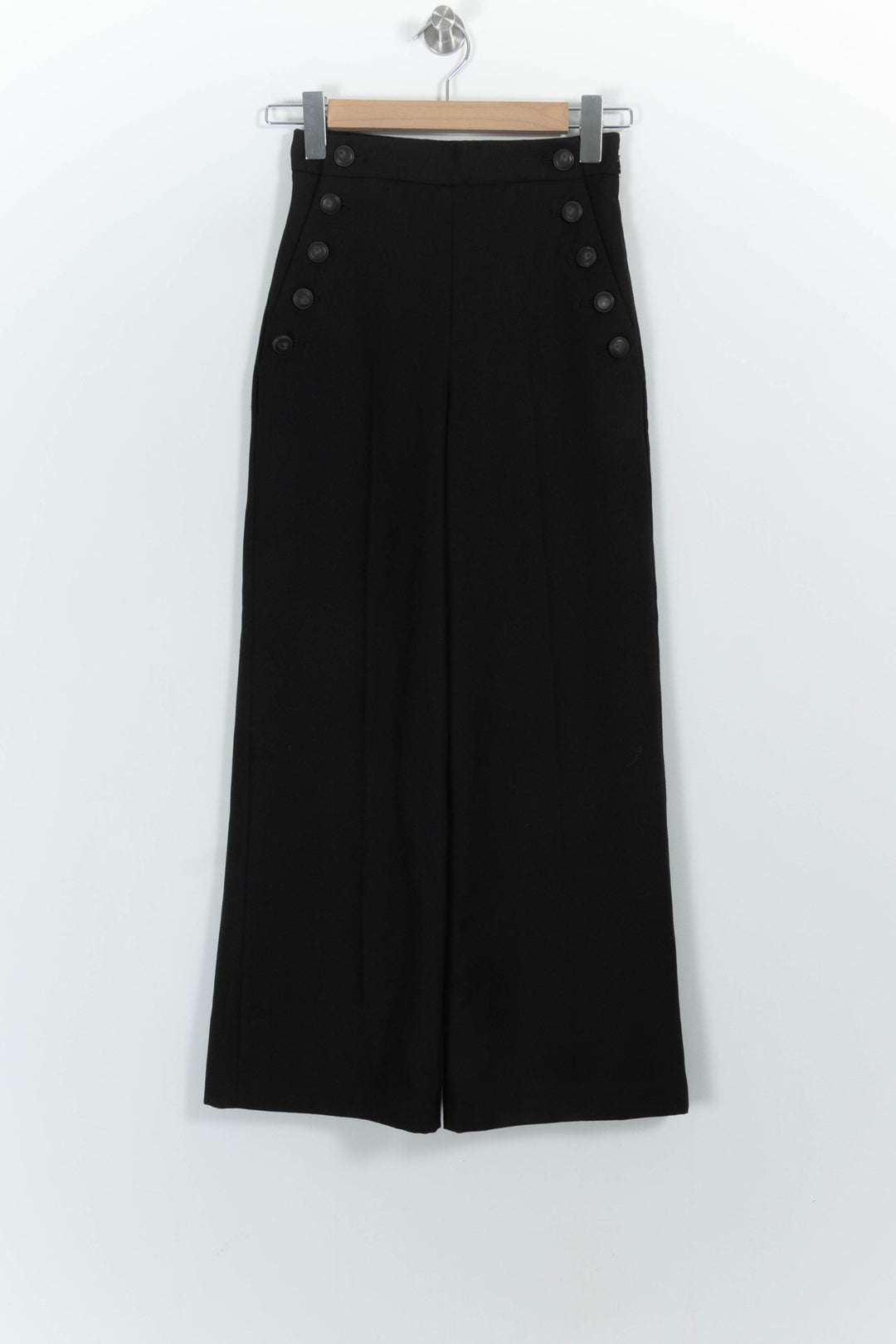 Pantalon Large Noir - Taille XXS/32 de la marque Sézane | PARAD101950 - Vendu par Paradigme - Image 2