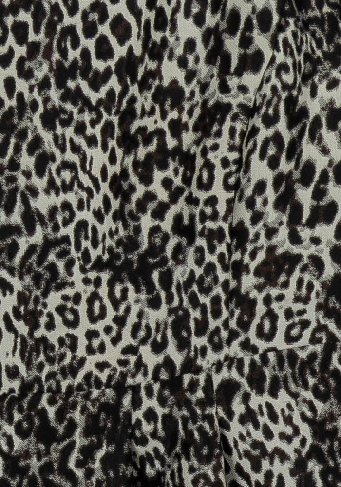 Robe Sans Manches Léopard Noire et Blanche - Taille L/40 de la marque Max Mara | PARAD101951 - Vendu par Paradigme - Image 3