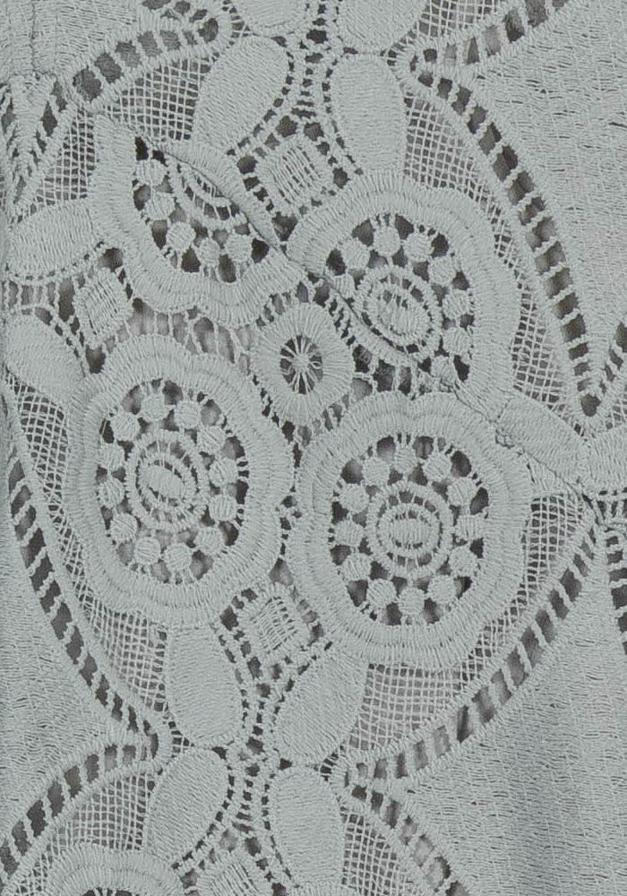 Robe en Dentelle Grise - Taille M/38 de la marque Gerard Darel | PARAD101964 - Vendu par Paradigme - Image 3