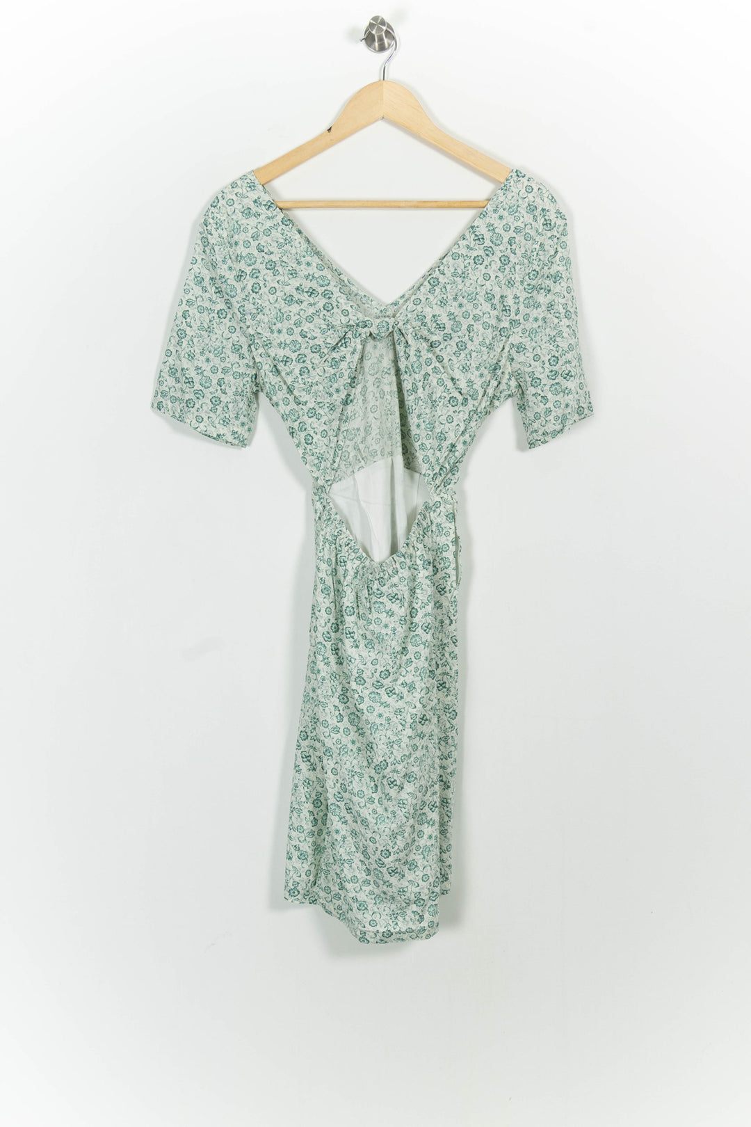 Robe Courte Verte à Fleurs - Taille XS/34 de la marque Karl Marc John | PARAD101965 - Vendu par Paradigme - Image 4