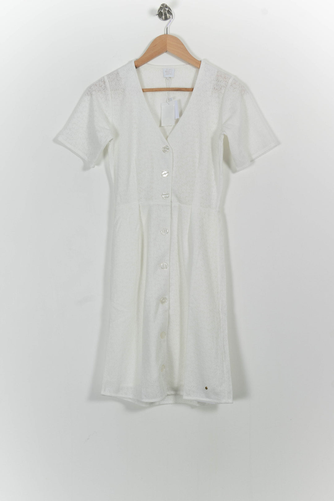 Robe courte blanche - Taille XS/34 de la marque Karl Marc John | PARAD101967 - Vendu par Paradigme - Image 2