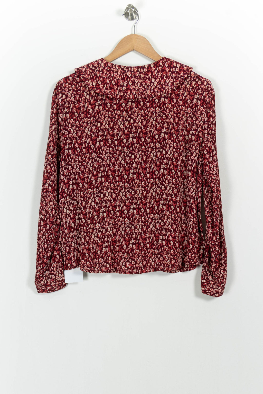 Blouse Bordeaux et Beige - Taille M/38 de la marque Karl Marc John | PARAD101970 - Vendu par Paradigme - Image 4