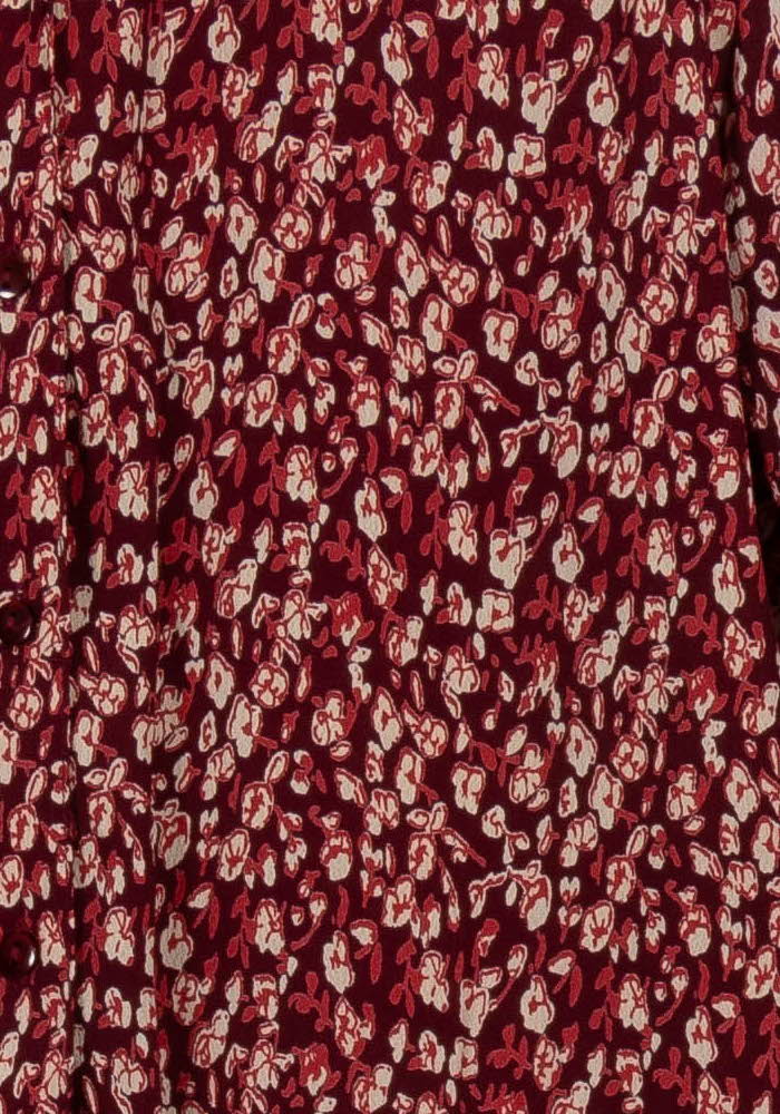 Blouse Bordeaux et Beige - Taille M/38 de la marque Karl Marc John | PARAD101970 - Vendu par Paradigme - Image 3
