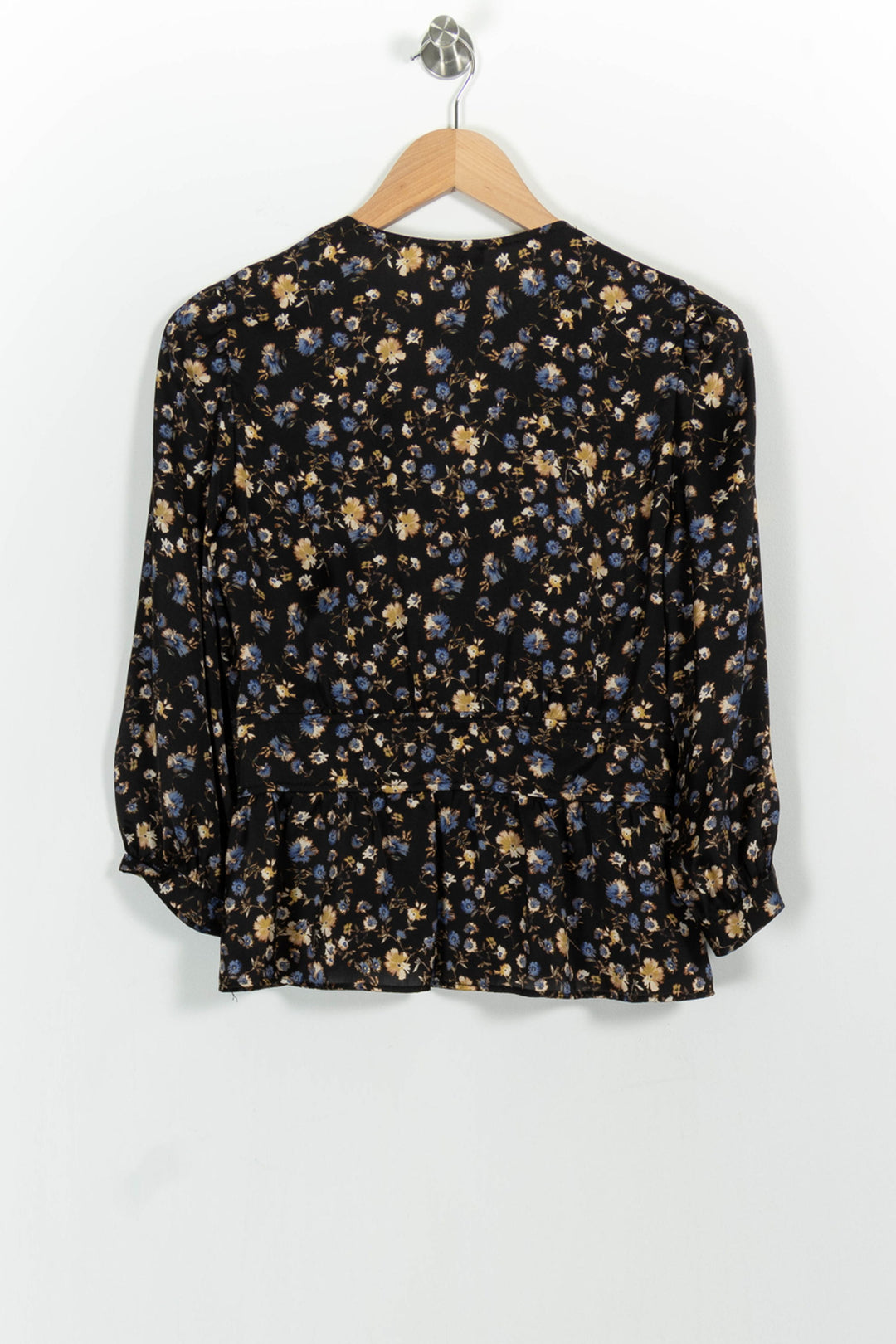 Blouse Noire et Fleurie - Taille S/36 de la marque Pablo | PARAD101977 - Vendu par Paradigme - Image 4