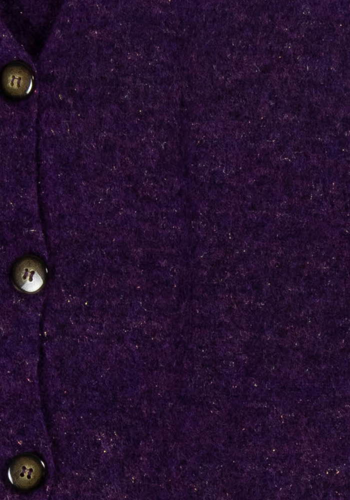 Gilet Violet - Taille M/38 de la marque Caroll | PARAD101980 - Vendu par Paradigme - Image 3