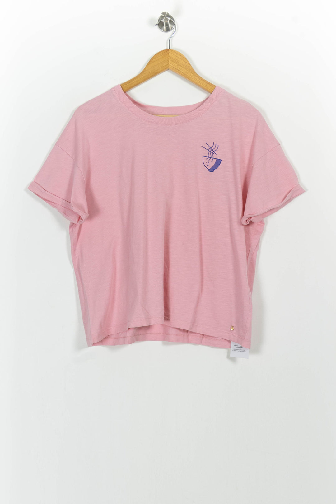 Tee-shirt Rose - Taille L/40 de la marque Des petits hauts | PARAD101982 - Vendu par Paradigme - Image 2