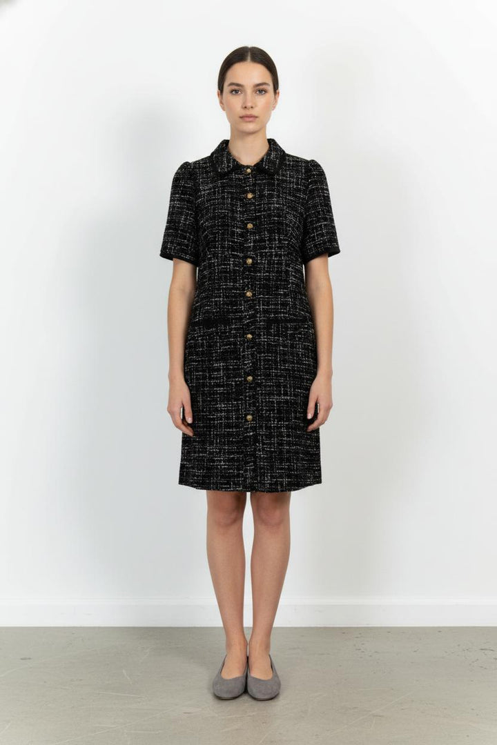 Robe Courte Noire et Blanche - Taille L/40 de la marque Pablo | PARAD101988 - Vendu par Paradigme - Image 1