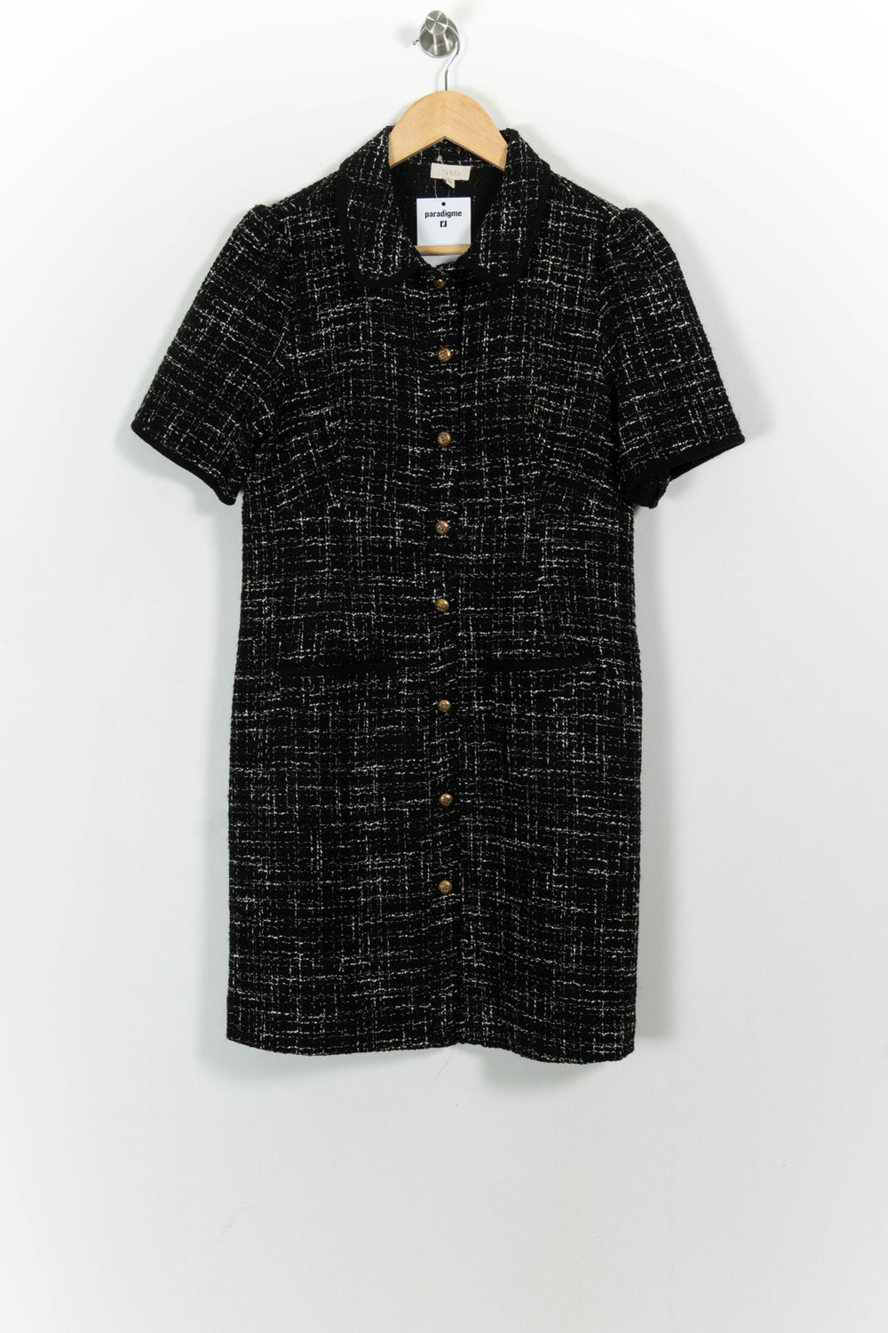 Robe Courte Noire et Blanche - Taille L/40 de la marque Pablo | PARAD101988 - Vendu par Paradigme - Image 2