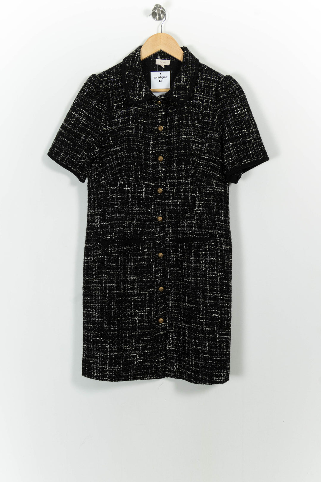 Robe Courte Noire et Blanche - Taille L/40 de la marque Pablo | PARAD101988 - Vendu par Paradigme - Image 2