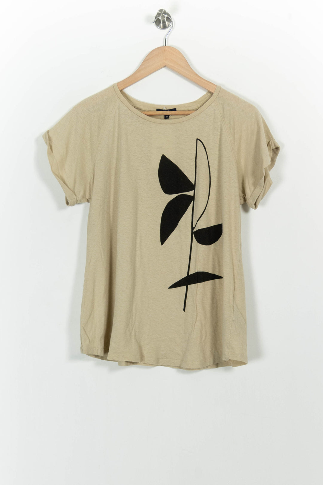 Tee-shirt Beige et Noir - Taille L/40 de la marque Soeur | PARAD101994 - Vendu par Paradigme - Image 2