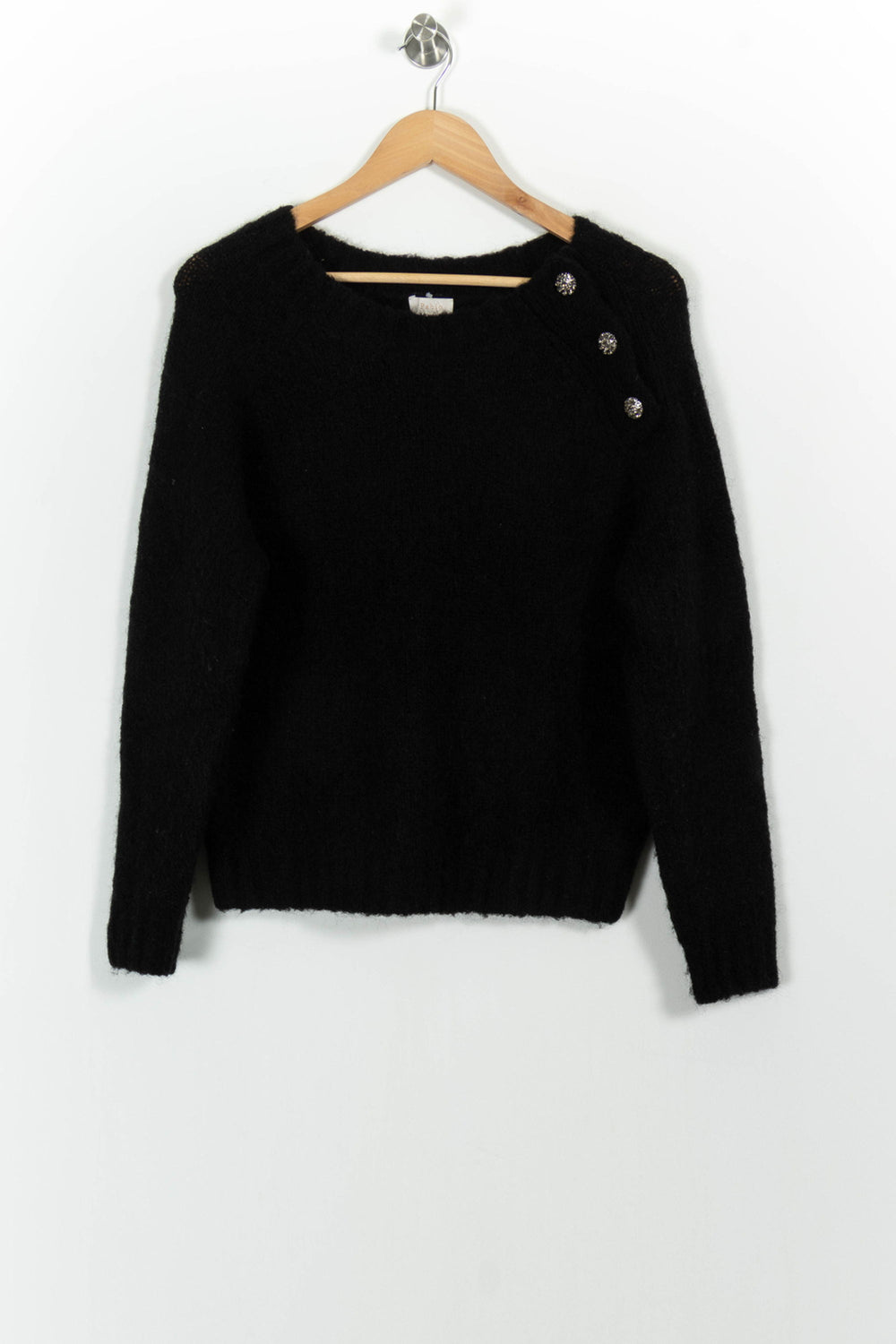 Pull Noir - Taille S/36 de la marque Pablo | PARAD101996 - Vendu par Paradigme - Image 2
