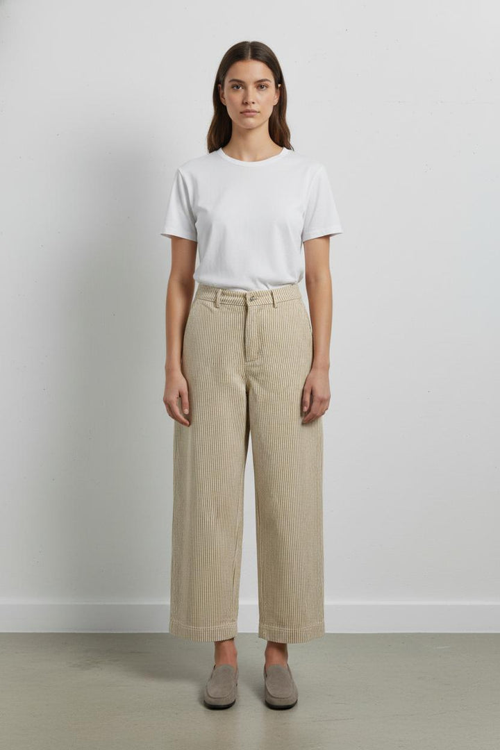 Pantalon Beige et Blanc - Taille M/38 de la marque Karl Marc John | PARAD102000 - Vendu par Paradigme - Image 1